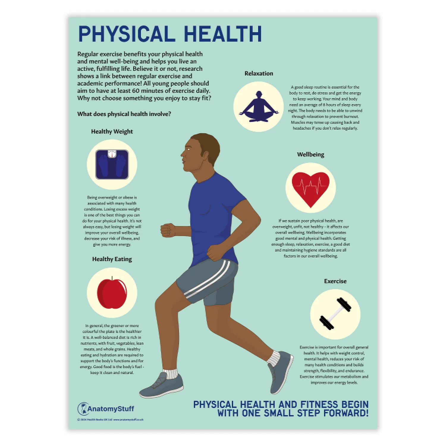 Person running outdoors